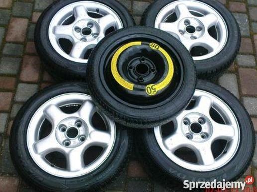 Cztery koła zapasowa i dojazdówka