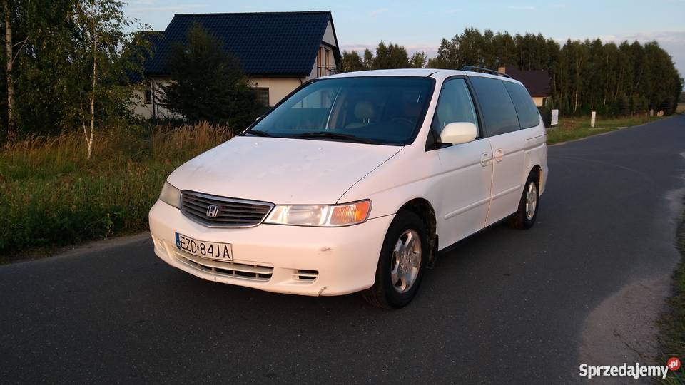 biała Honda Odyssey