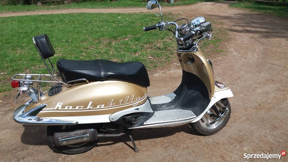 Skuter w stylu retro