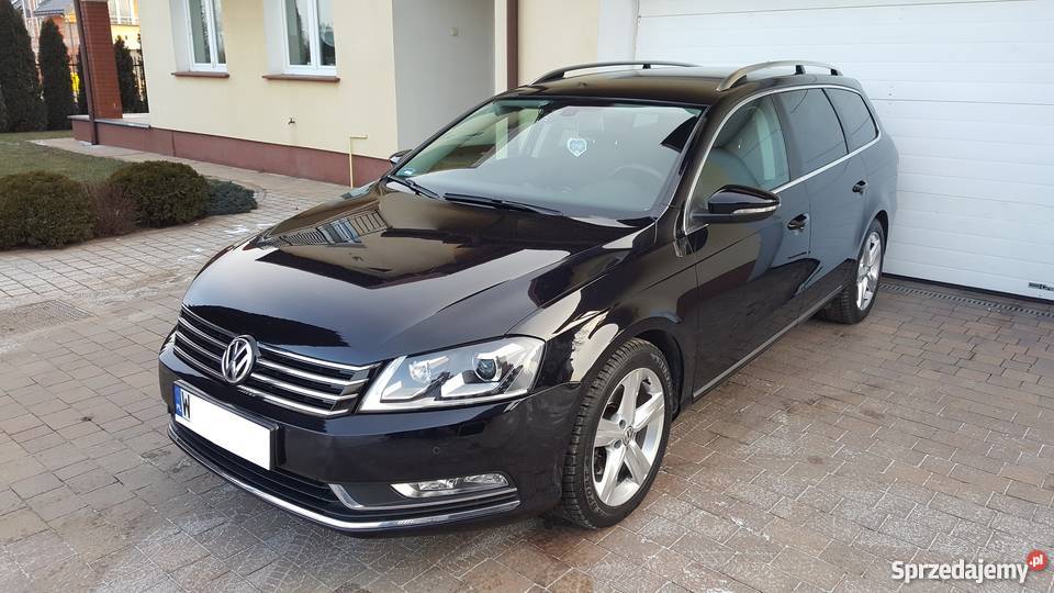 czarny Volkswagen Passat